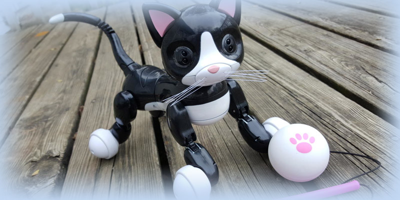 Уникальные способности интерактивной кошки Zoomer Kitty от Spin Master