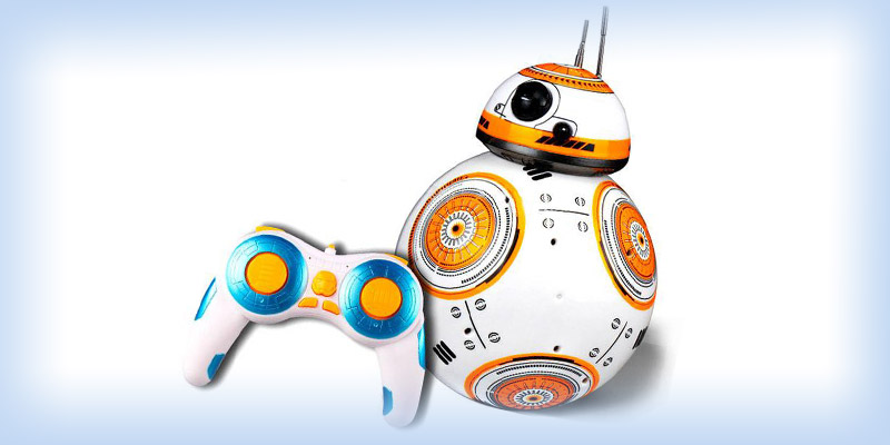 Робот шар BB-8 из звездных войн стал отличным подарком поклонникам популярной серии фильмов