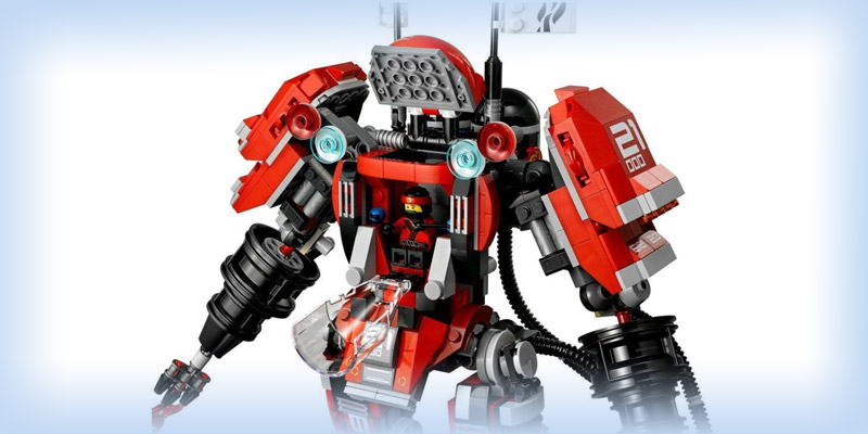 Огненный робот Кая от компании Лего